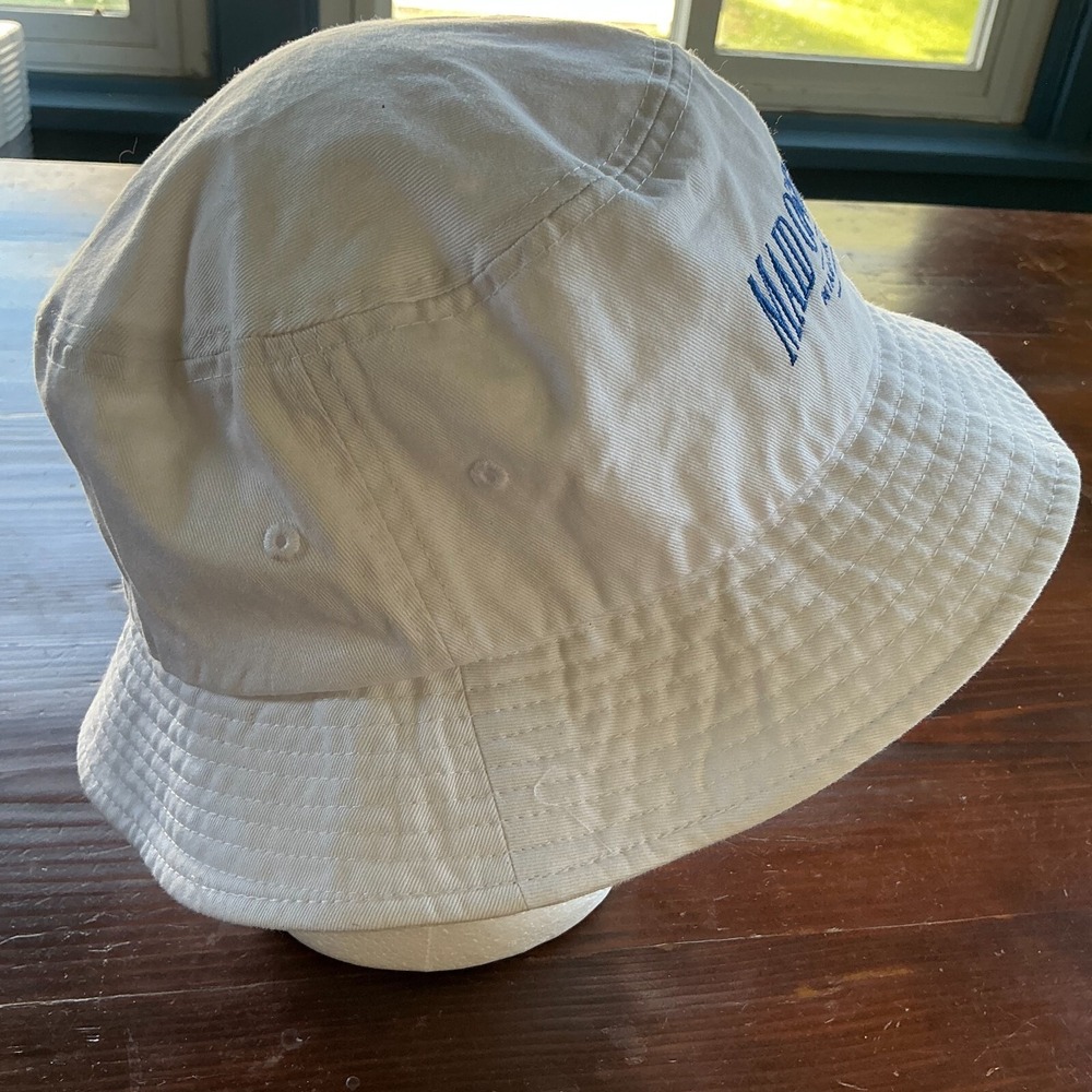 Niagara Falls Bucket Hat Womens White Canvas Sportsman Wide Brim Sun Protection - Picture 2 of 7
